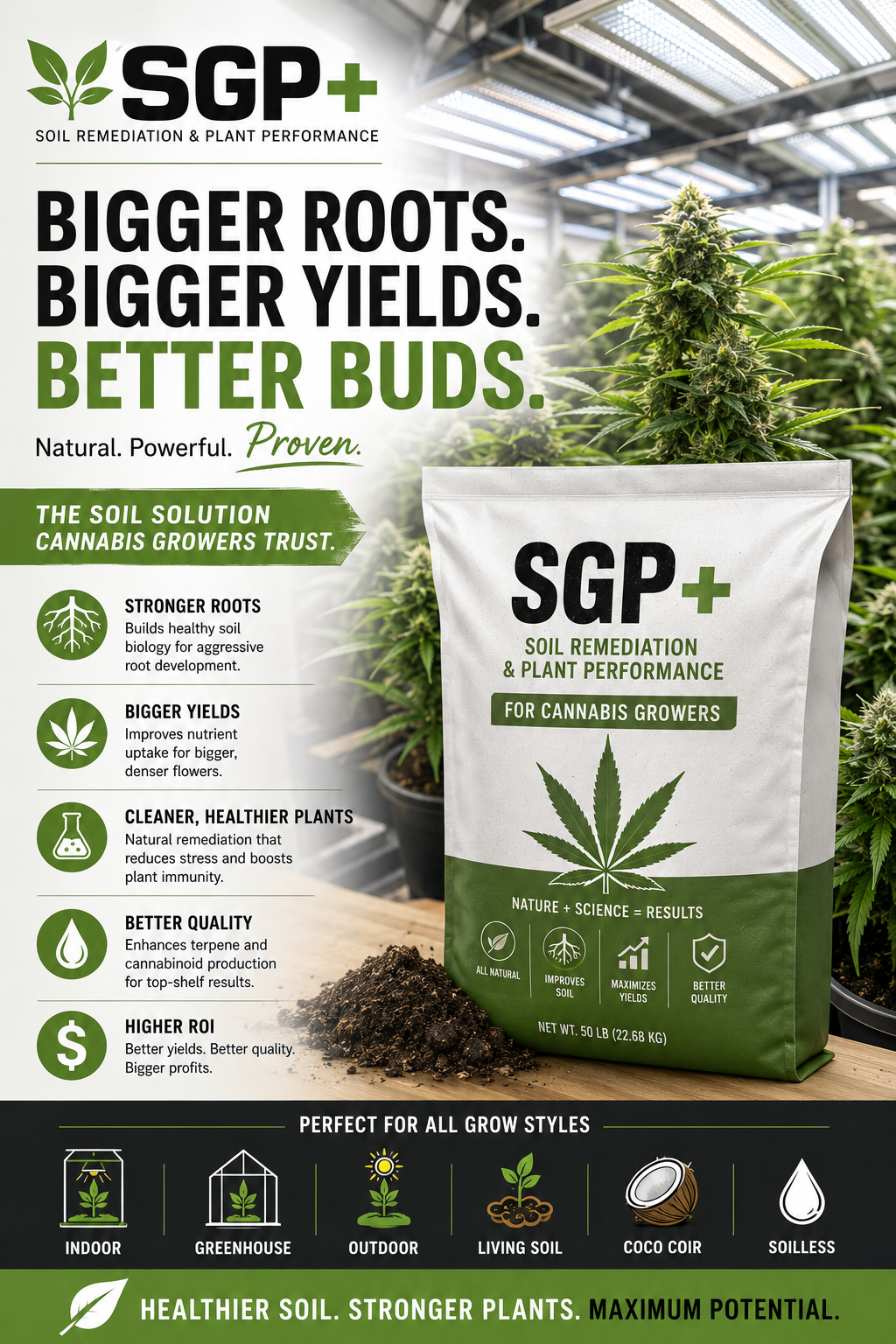 SGP+ premium cattle feed bag and grain
